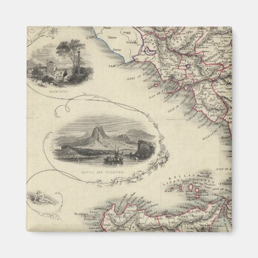 Aimant Italie du Sud 3 (Devant)