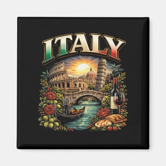 Aimant Italie Éternelle (Devant)
