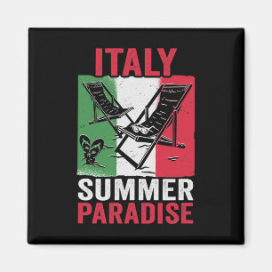 Aimant Italie Paradis d'été Vacances à la plage Italie