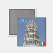 Aimant Italie Pise cool magnétique design (Recto/Verso)