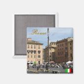 Aimant Italie Rome cool design magnétique (Recto/Verso)