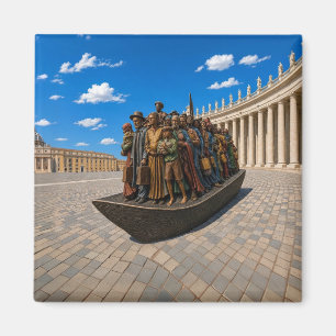 Aimant Italie, Rome. Les anges de la place Saint-Pierre