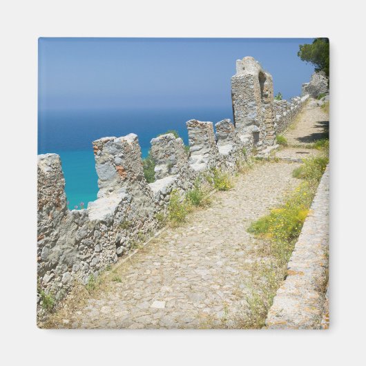Aimant Italie, Sicile, Cefalu, Cliffside Walkway, La (Devant)