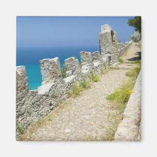 Aimant Italie, Sicile, Cefalu, Promenade le long de la fa