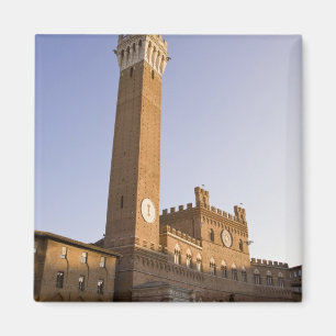 Aimant Italie, Toscane, Sienne. Torre del Mangia sur