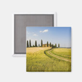 Aimant Italie, Toscane, Villa toscane proche de Harvest. (Recto/Verso)