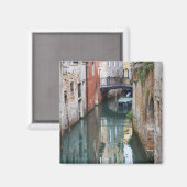 Aimant Italie, Venise, reflets et petit pont de (Recto/Verso)