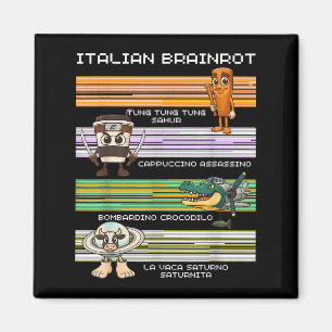 Aimant Italien Brainrot mème drôle Compilation caractère