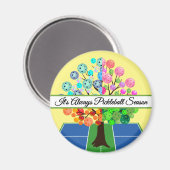 Aimant It's Always Pickleball Season - Four Seasons Tree (Recto/Verso)