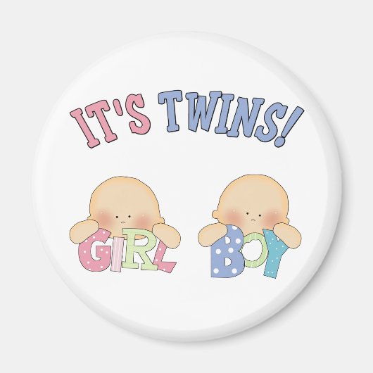 Aimant ITS TWINS (Garçon fille) (Devant)