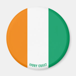 Aimant Ivory Coast Flag Charming Patriotic