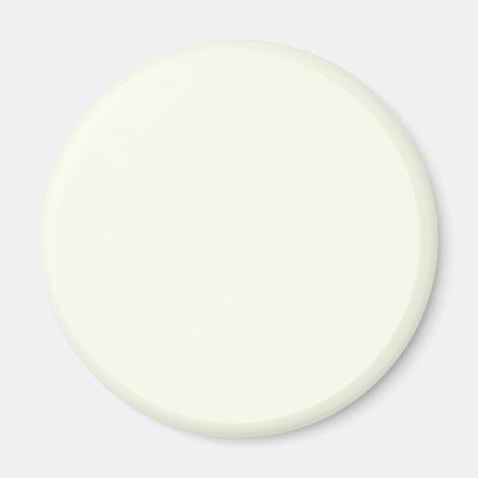Aimant Ivory White FFFF0 - Option pour ajouter un nom (Devant)