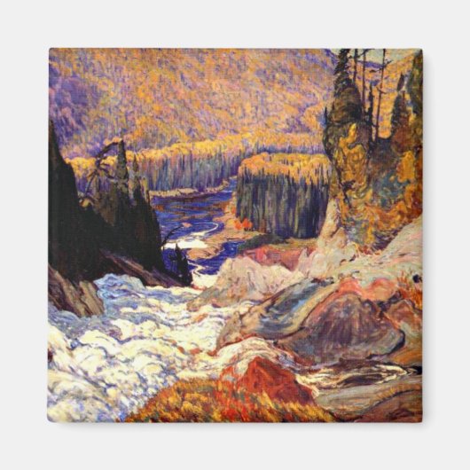 Aimant J.E.H. MacDonald : OEuvre d'art de la rivière Mont (Devant)