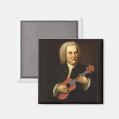 Aimant J.S. Bach sur Uke (Recto/Verso)