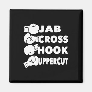 Aimant Jab Cross Hook Uppercut - Boxer de salle de sport 