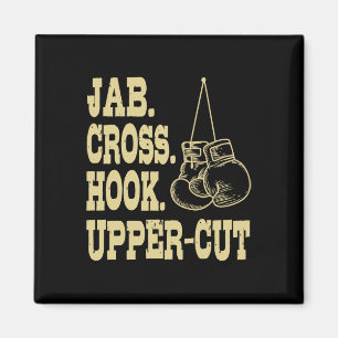 Aimant Jabs. Croix. Crochet. Entraîneur de stagiaire en b