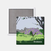 Aimant Jacaranda En Bloom (Recto/Verso)