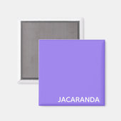 Aimant Jacaranda purple color (Recto/Verso)