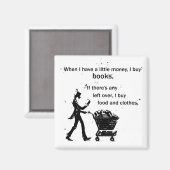 Aimant J'achète des livres (Recto/Verso)