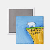 Aimant Jack a besoin d'un Jet Pack (Recto/Verso)