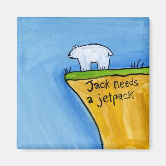 Aimant Jack a besoin d'un Jet Pack (Devant)