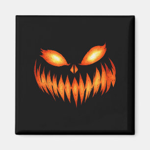 Aimant Jack-o'-lantern Face de Citrouille de peur Hallowe