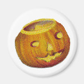 Aimant Jack-o'-lantern vintage (Devant)