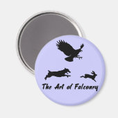 Aimant Jack Russel et Falconry (Recto/Verso)