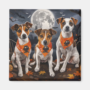 Aimant Jack Russell Halloween Épouvantable