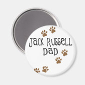 Aimant Jack Russell Papa (Recto/Verso)