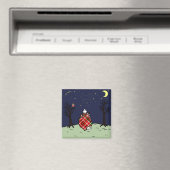 Aimant Jack Russell Terrier Maman et Starry Sky (In Situ (Lave-vaisselle))