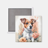 Aimant Jack Russell Terrier Puppy (Recto/Verso)