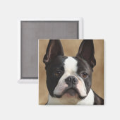 Aimant Jack the Boston terrier (Recto/Verso)