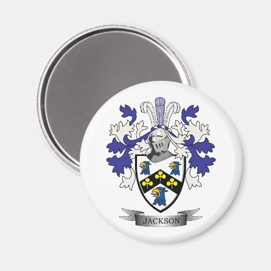 Aimant Jackson Armoiries (Recto/Verso)