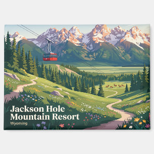 Aimant Jackson Hole Mountain Resort États-Unis