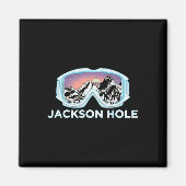 Aimant Jackson Hole Ski Design Jackson Hole (Devant)