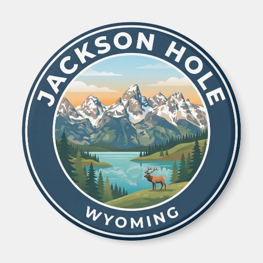 Aimant Jackson Hole USA (Devant)