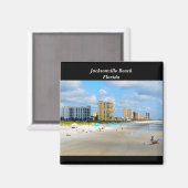 Aimant Jacksonville Beach, Floride (Recto/Verso)
