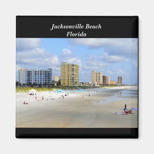 Aimant Jacksonville Beach, Floride (Devant)