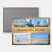 Aimant Jacksonville, Floride (Recto/Verso)