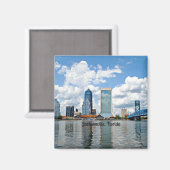 Aimant Jacksonville, Floride, paysage urbain (Recto/Verso)