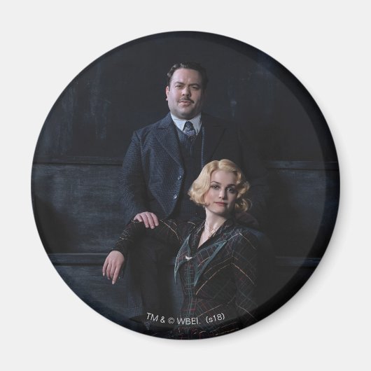 Aimant JACOB KOWALSKI™ Et QUEENIE GOLDSTEIN™ Photo (Devant)