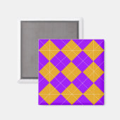 Aimant Jacquard pourpre et orange (Recto/Verso)
