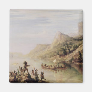 Aimant Jacques Cartier découvrant le St Lawrence