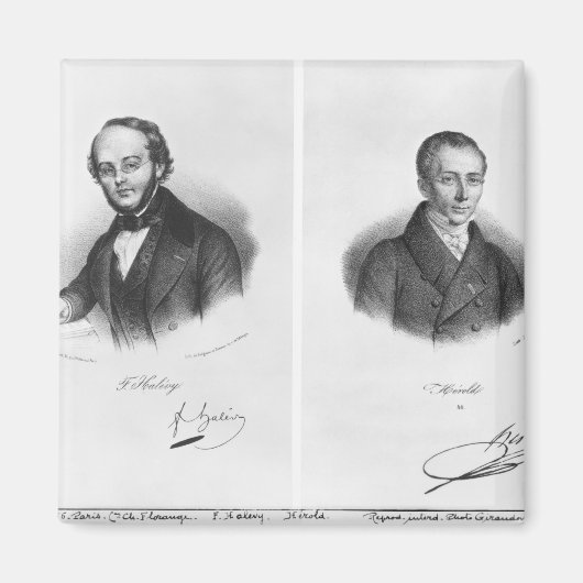 Aimant Jacques Fromental Halevy et Ferdinand Herold (Devant)