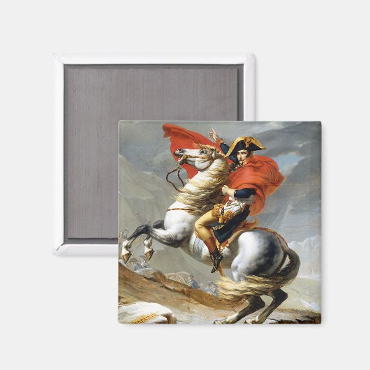 Aimant Jacques Louis David Napoléon Traverser les Alpes (Recto/Verso)