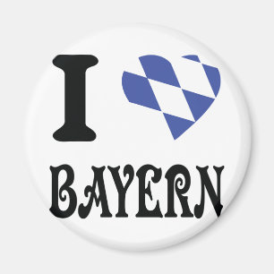 Aimant J'adore Bayern