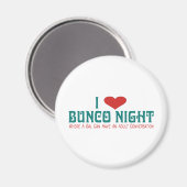Aimant j'adore bunco night (Recto/Verso)