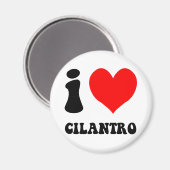 Aimant j'adore cilantro (Recto/Verso)