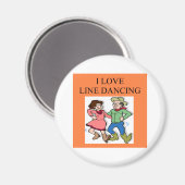 Aimant j'adore danser sur la ligne (Recto/Verso)